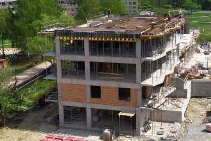 Apartamentowiec A6 - zdjęcie z budowy