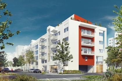 Osiedle Panorama-Apartamentowiec nr 1 -rendering